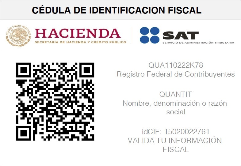 QUANTIT –  QUA110222K78