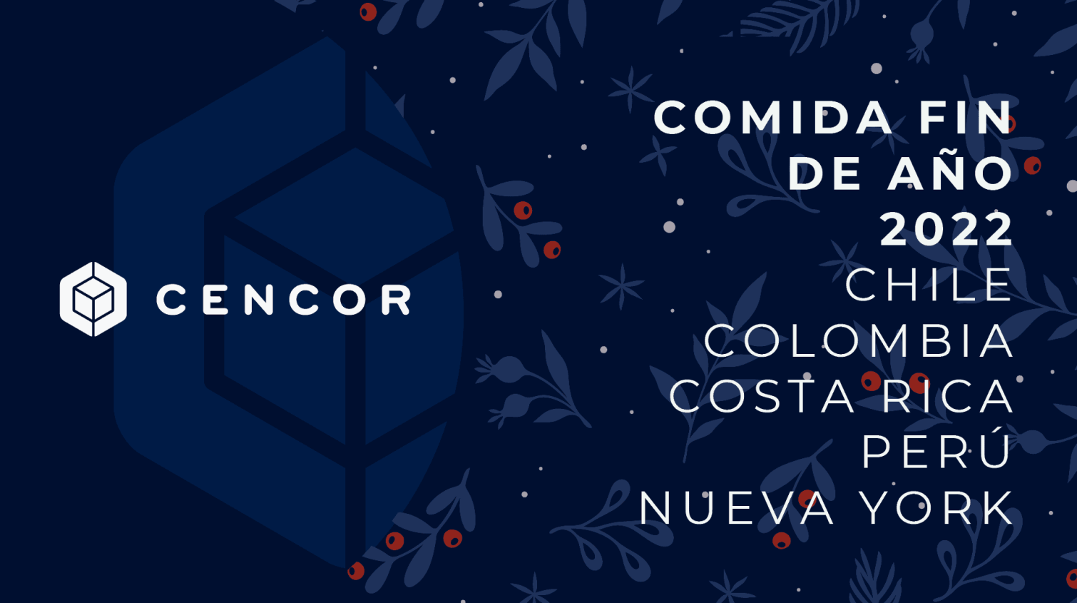 Comidas de fin de año filiales